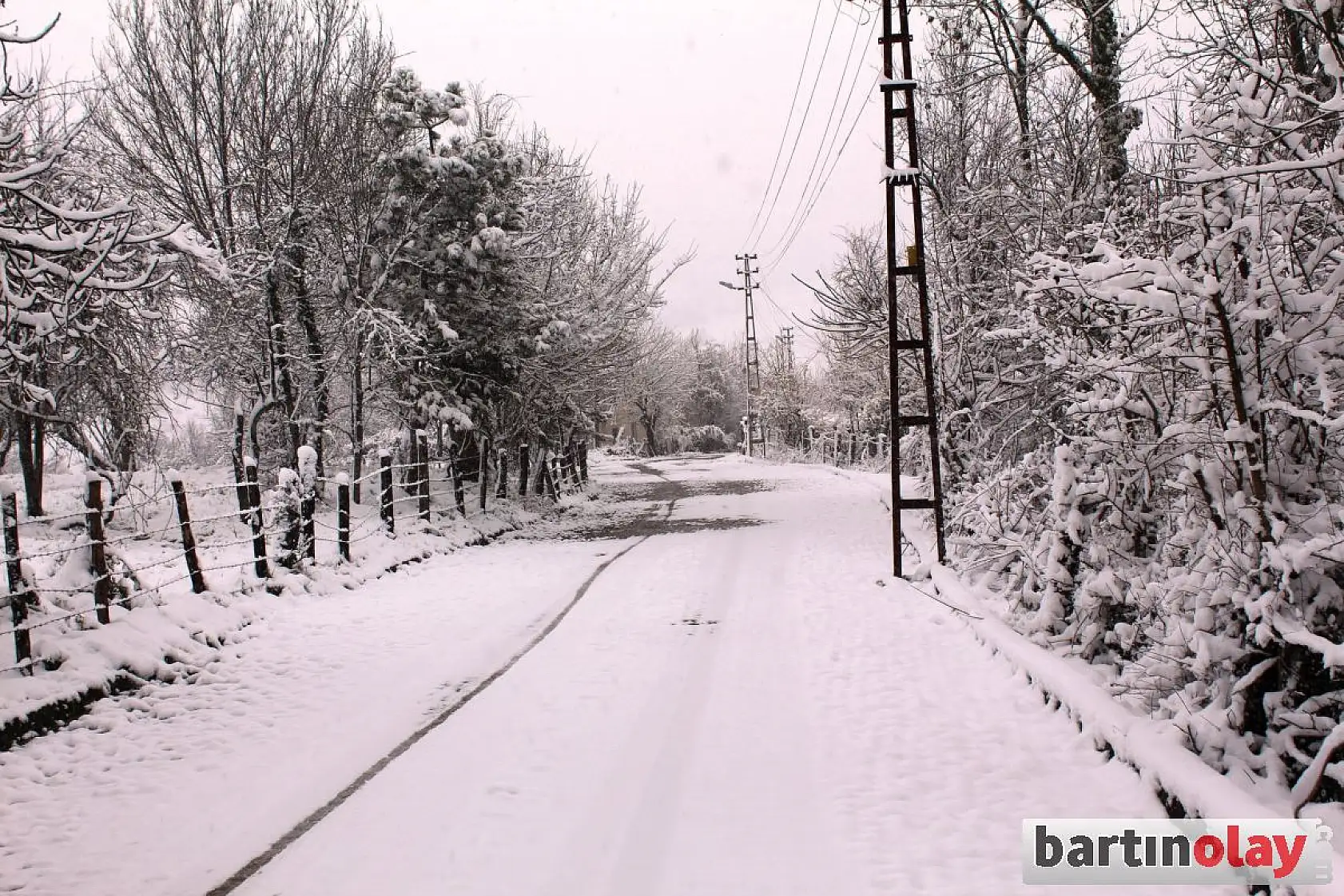 Mart Karı Bartın'ı Beyaza Bürüdü