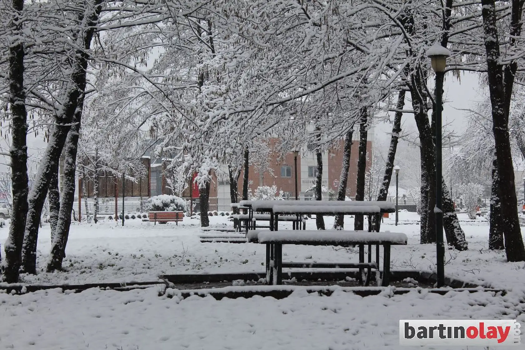 Mart Karı Bartın'ı Beyaza Bürüdü