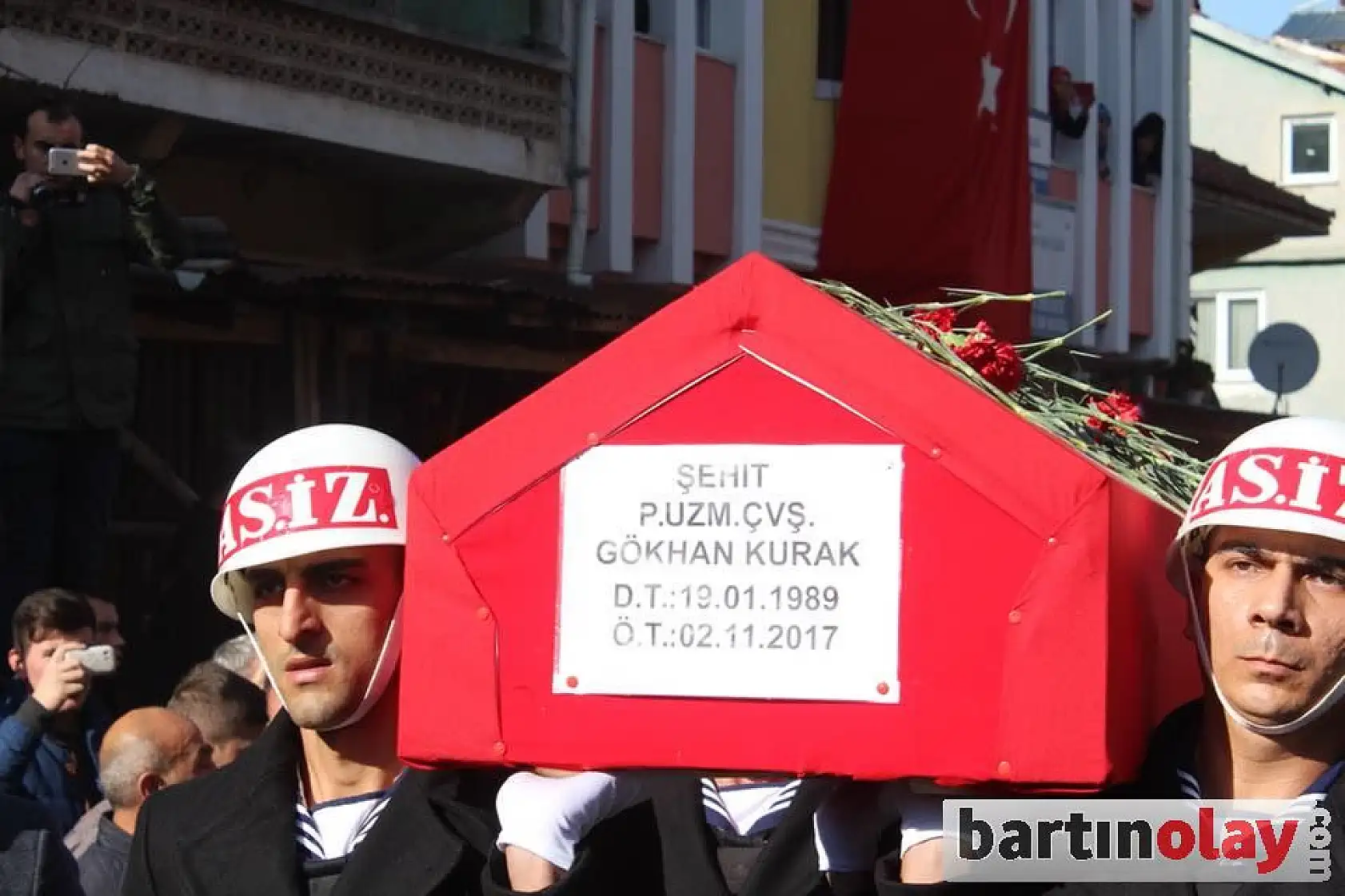 Şehit Gökhan Kurak dualarla uğurlandı