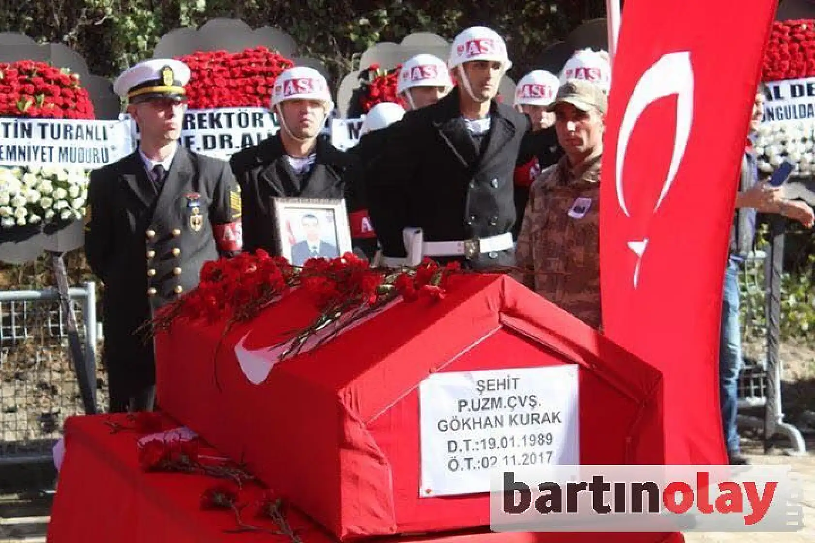 Şehit Gökhan Kurak dualarla uğurlandı