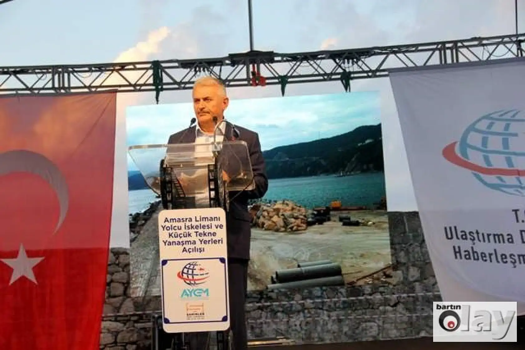 Bakan Yıldırım Bartın'da