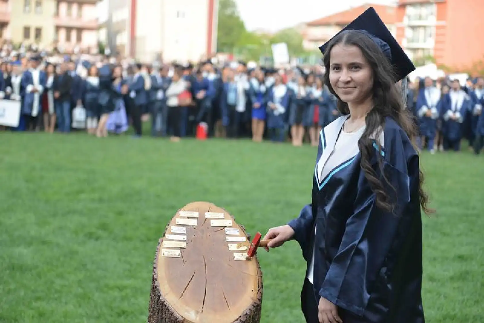 Bartın Üniversitesinde 9.mezuniyet coşkusu