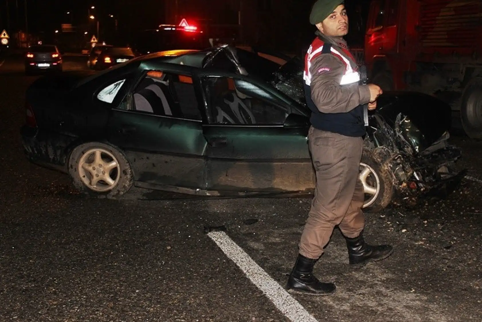 Kurtköy'de feci kaza, 1 yaralı