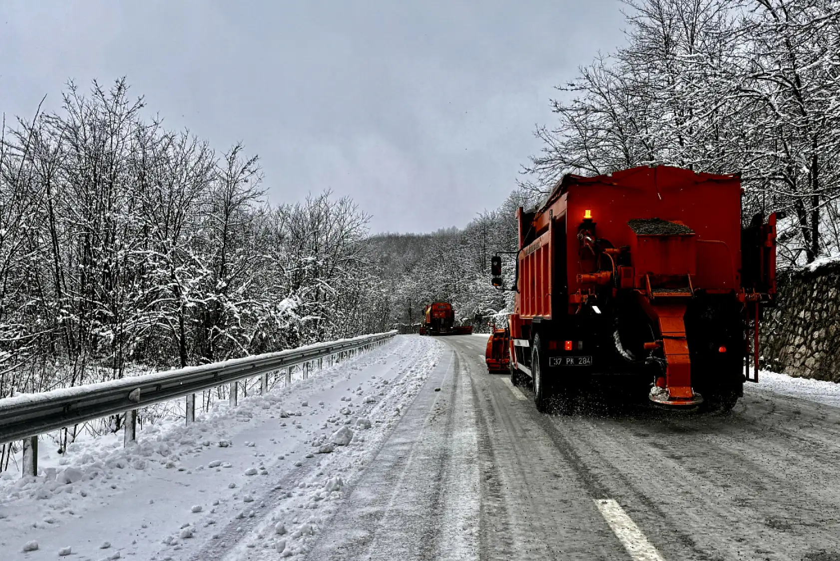 Zorlu kışta hayat kurtaran müdahale