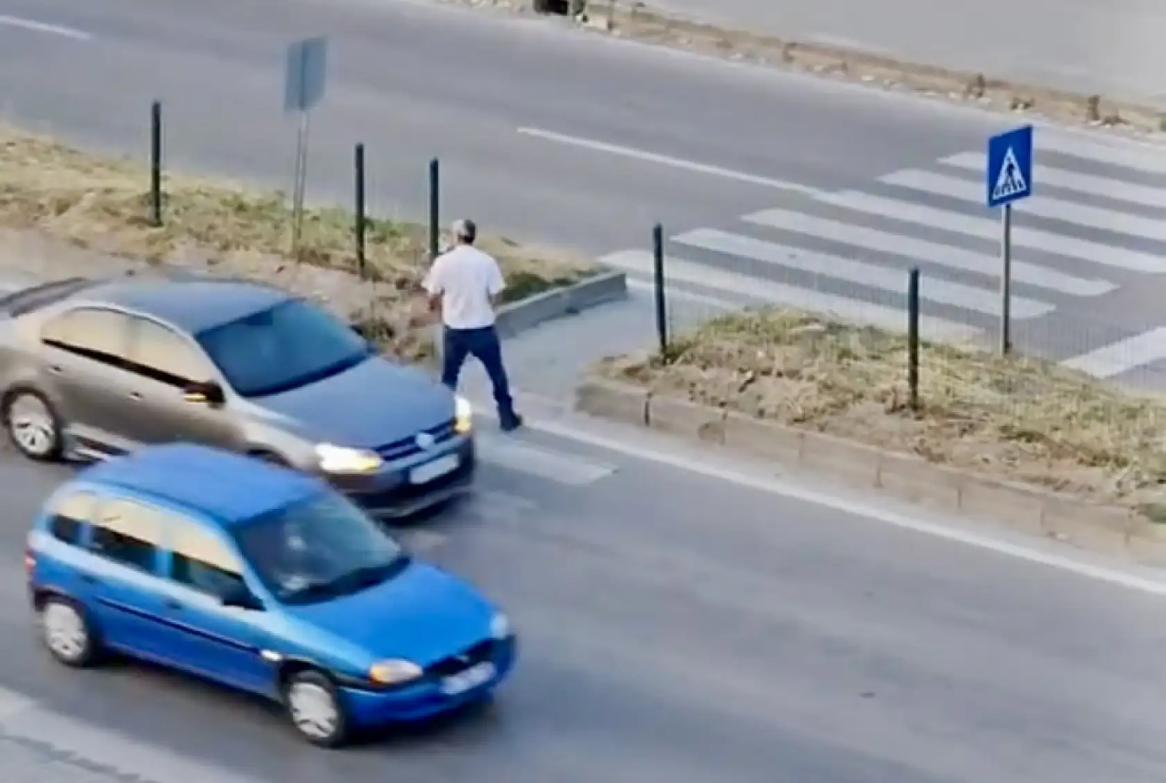 Sürücülere zor anlar yaşattı