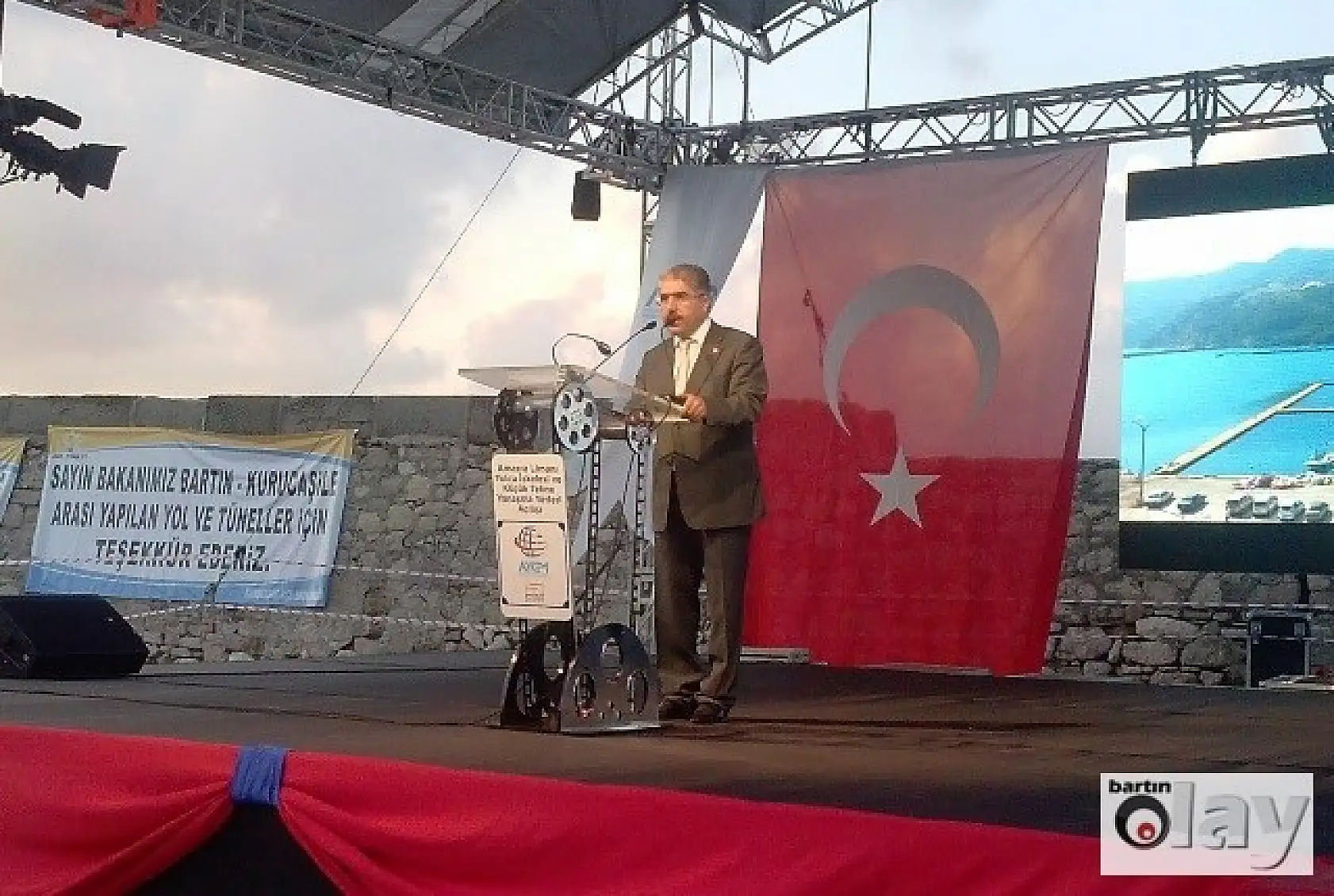 Bakan Yıldırım Bartın'da