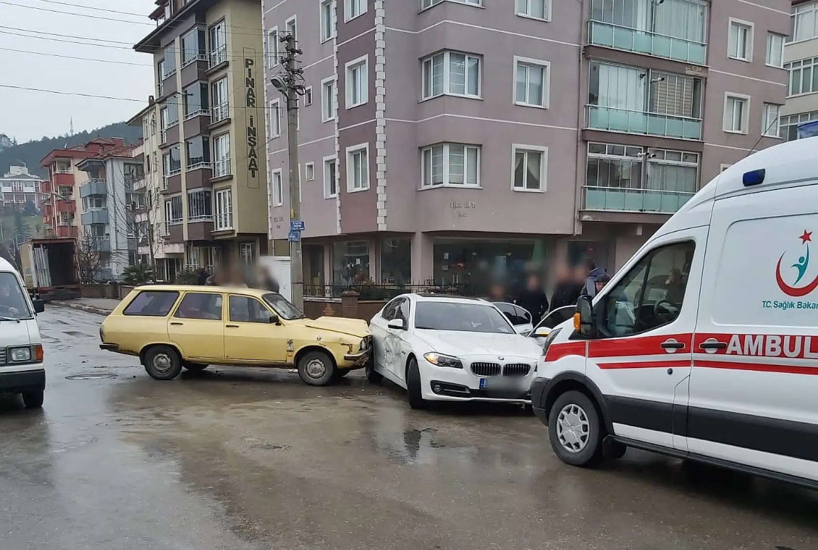 Gölbucağı mahallesinde kaza