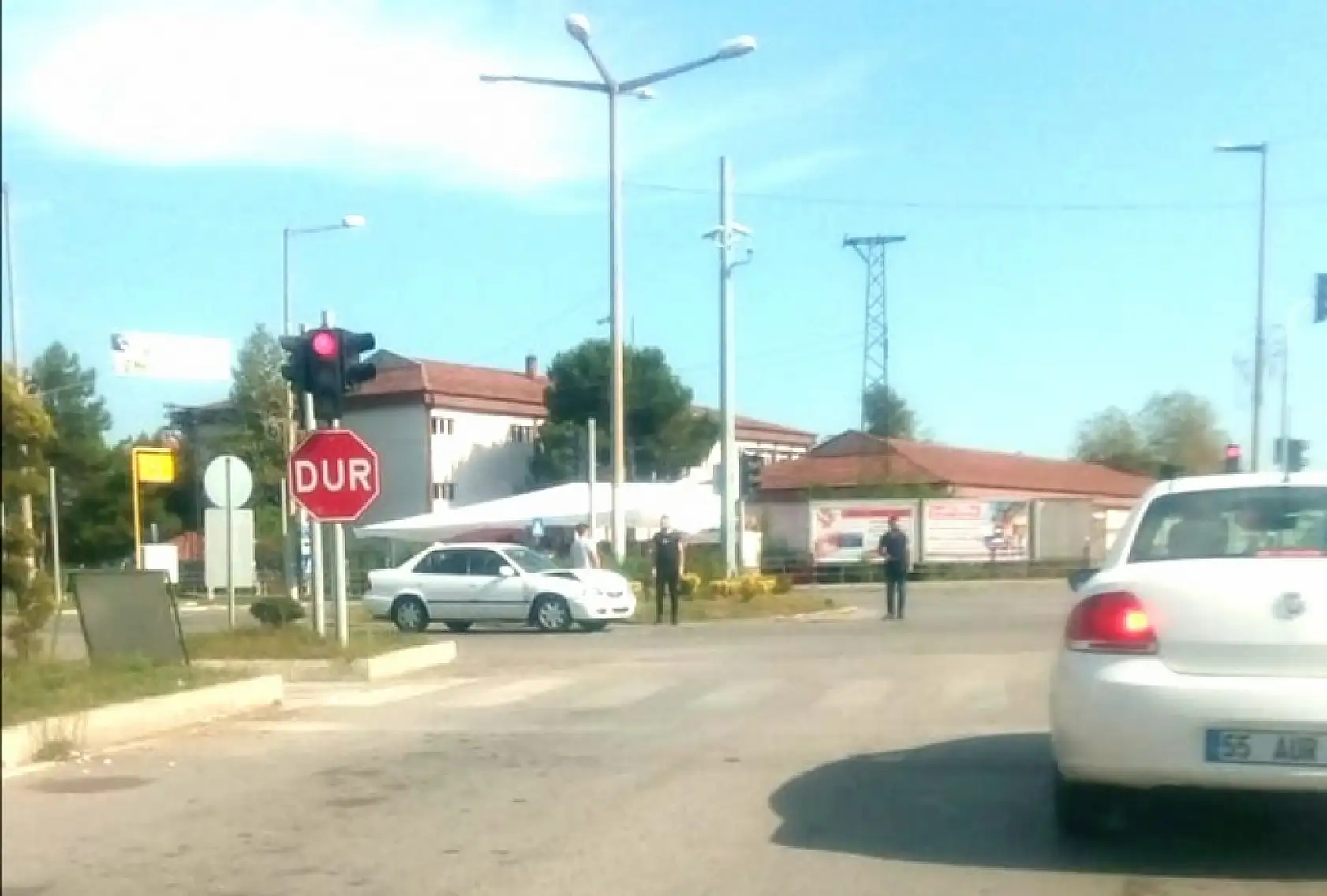 Kozcağız terminal kavşağında kaza