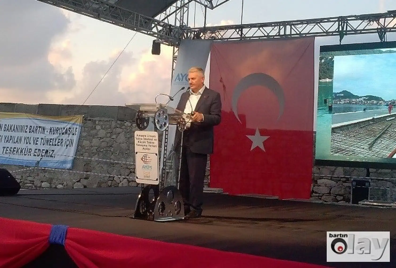 Bakan Yıldırım Bartın'da