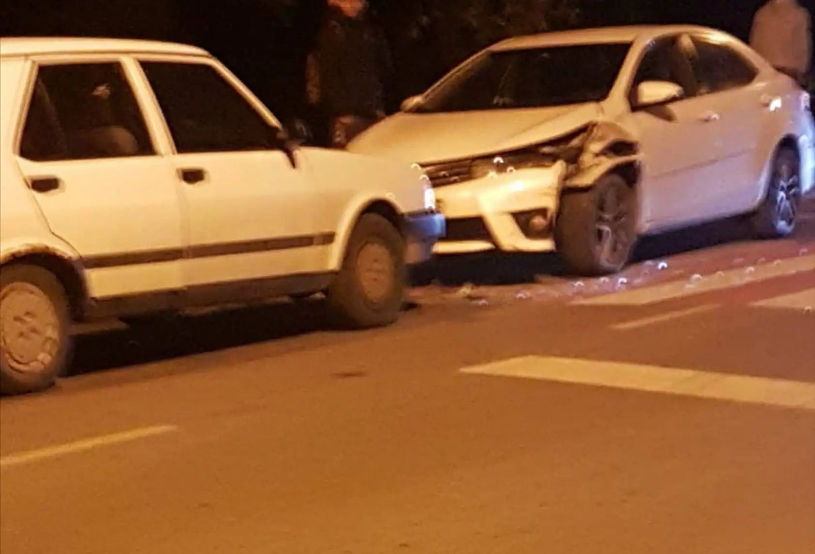 Kanlı ırmak caddesinde kaza