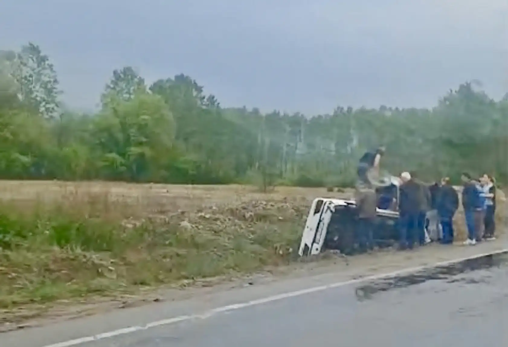 Kozcağız yolunda yine kaza