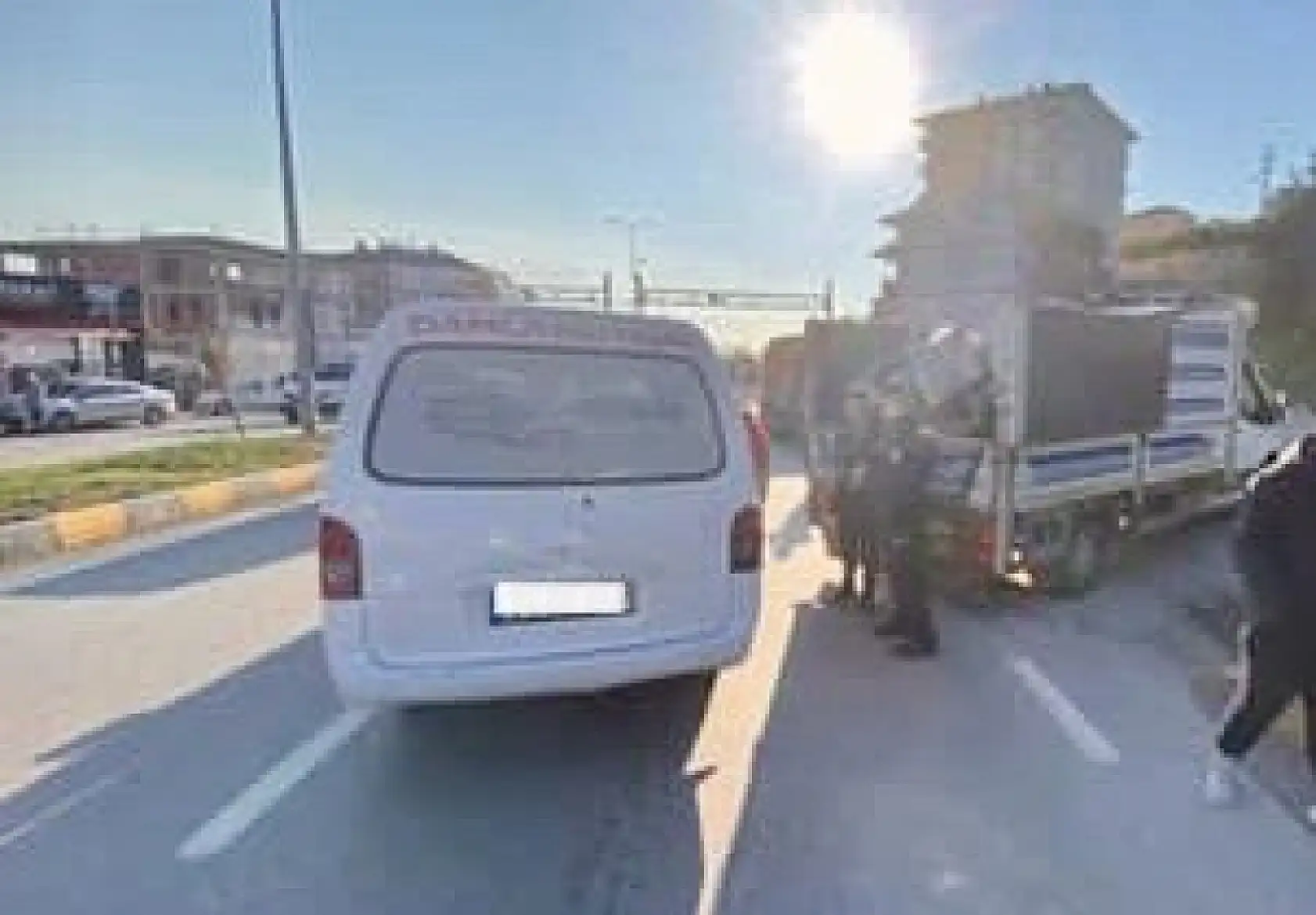 Bartın'da 2 araç çarpıştı