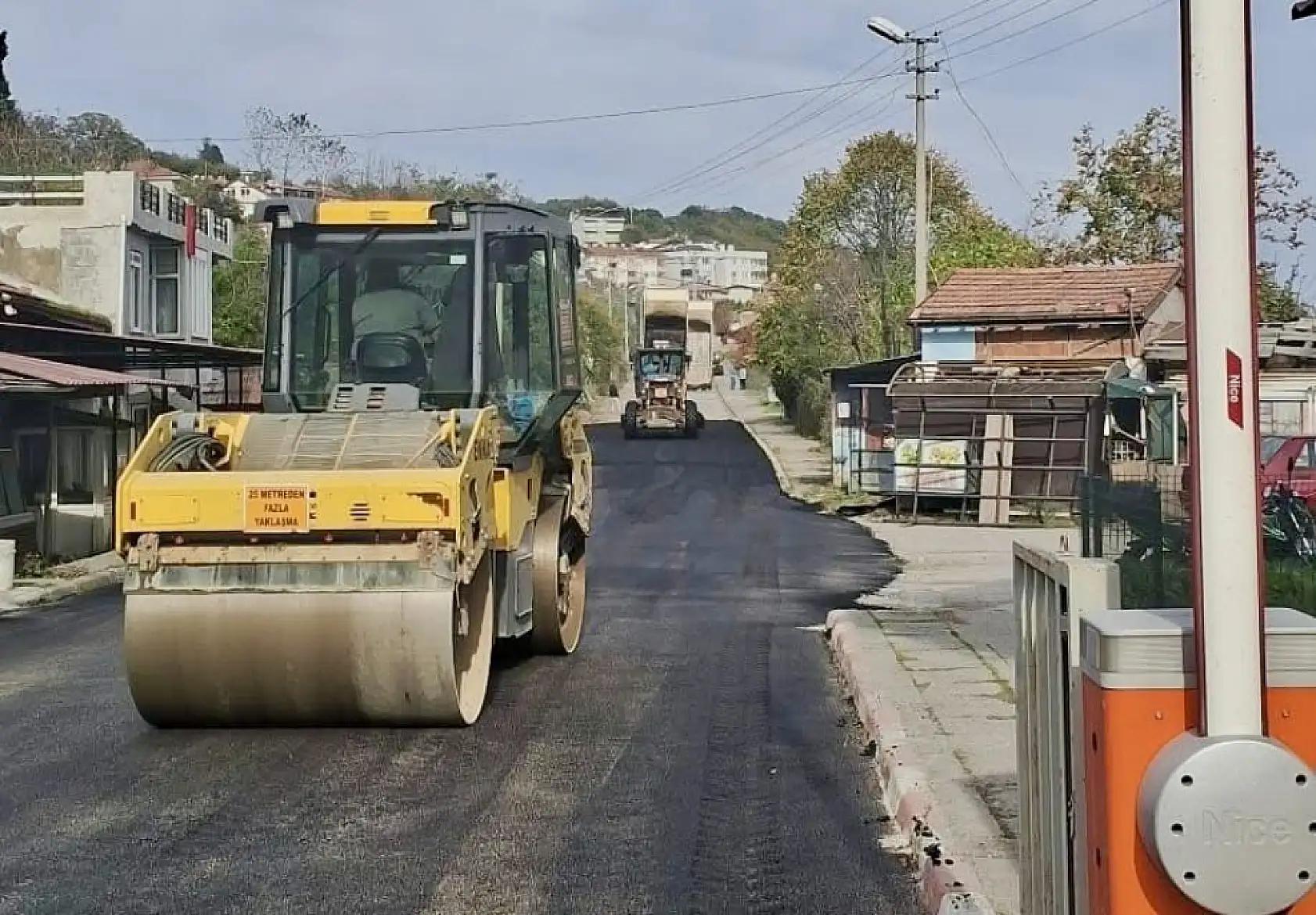 Amasra'ya kaymak gibi asfalt