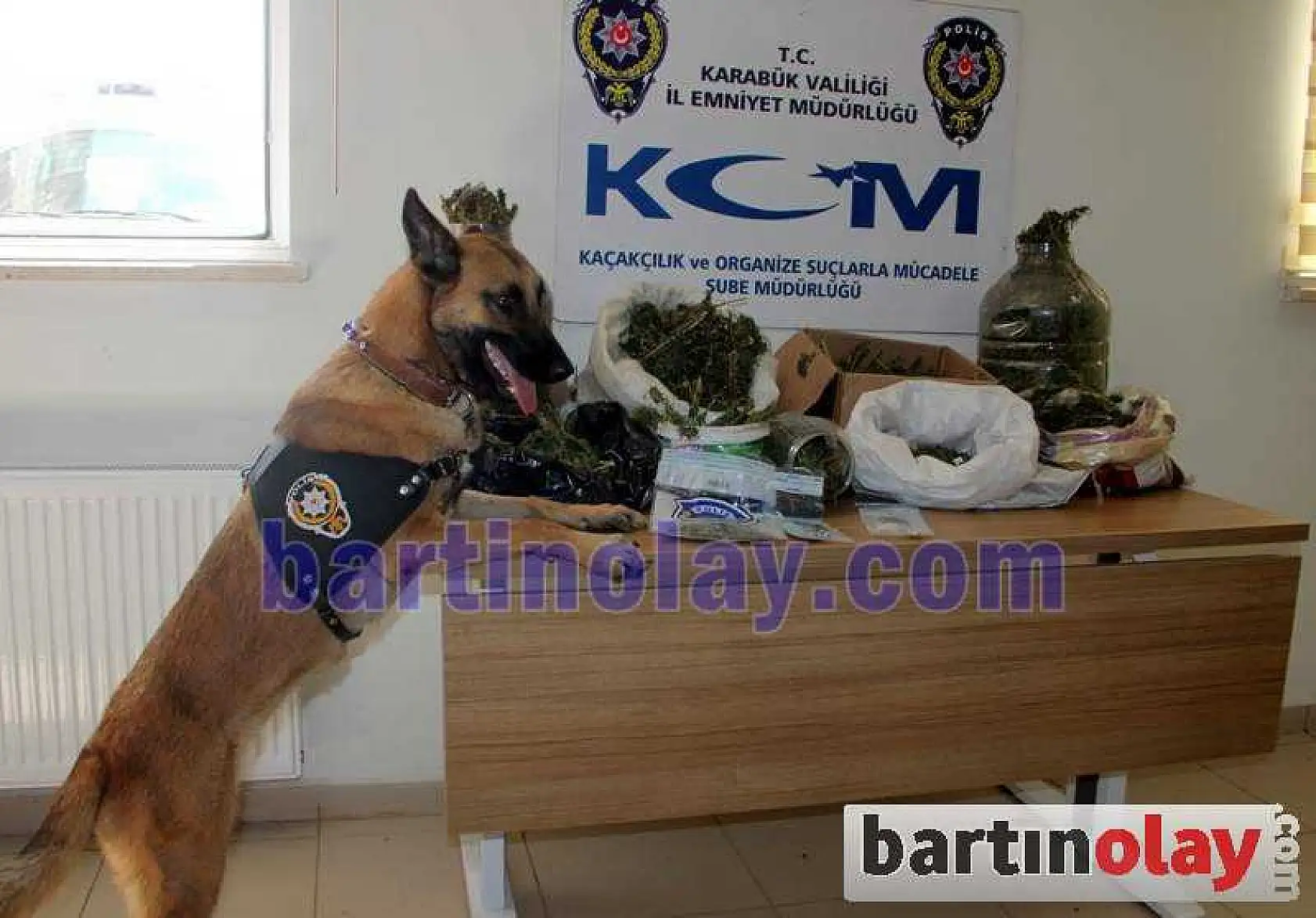 BARTIN'DA 47 KİLO ESRAR ELE GEÇİRİLDİ