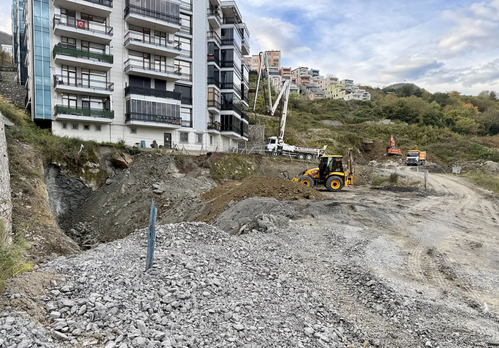 Çöken alanda çalışma