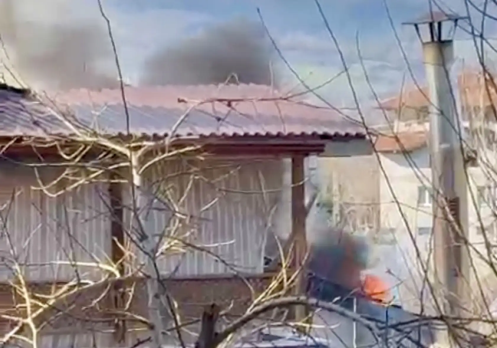 Kozcağız'da korkutan yangın