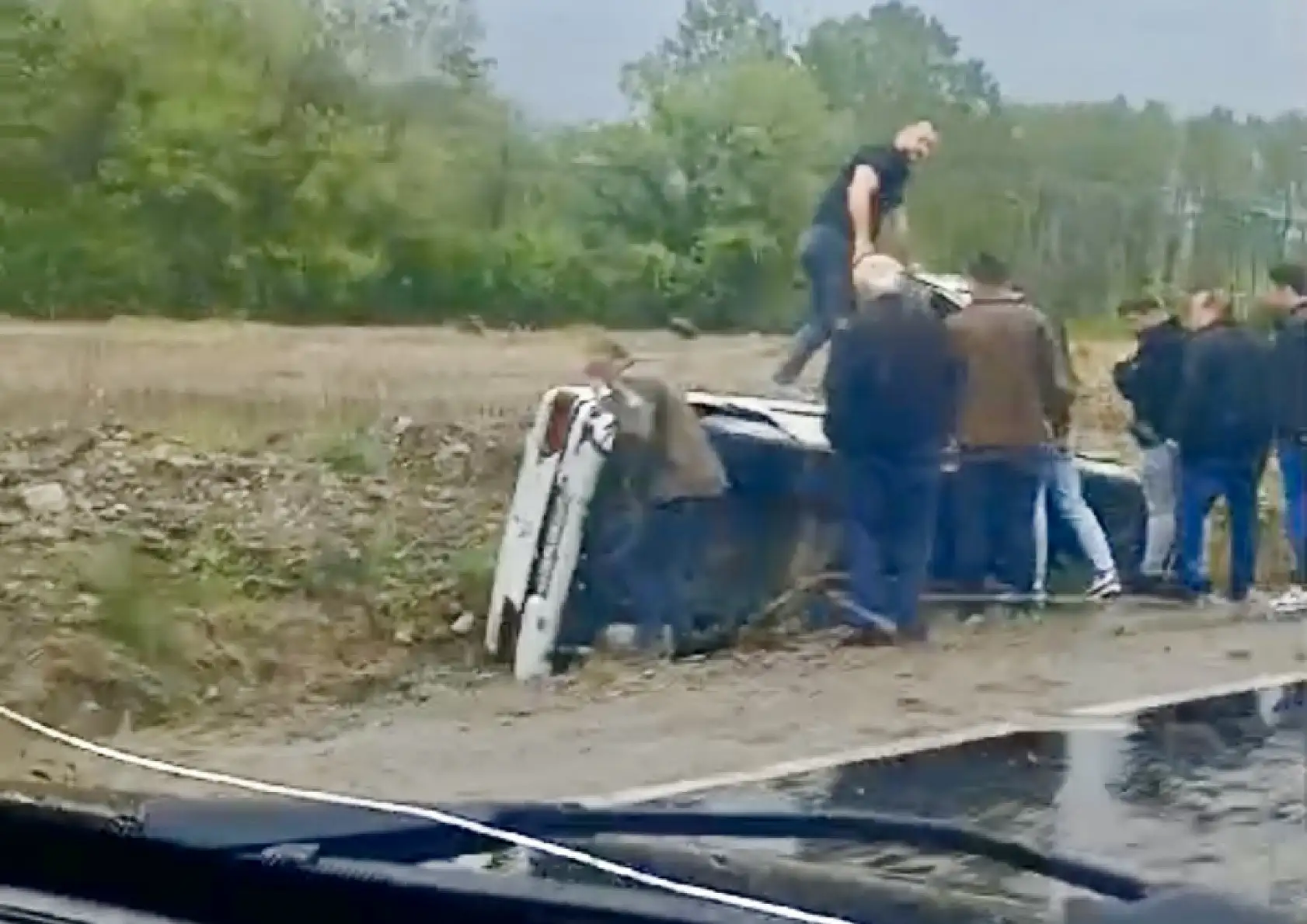 Kozcağız yolunda yine kaza