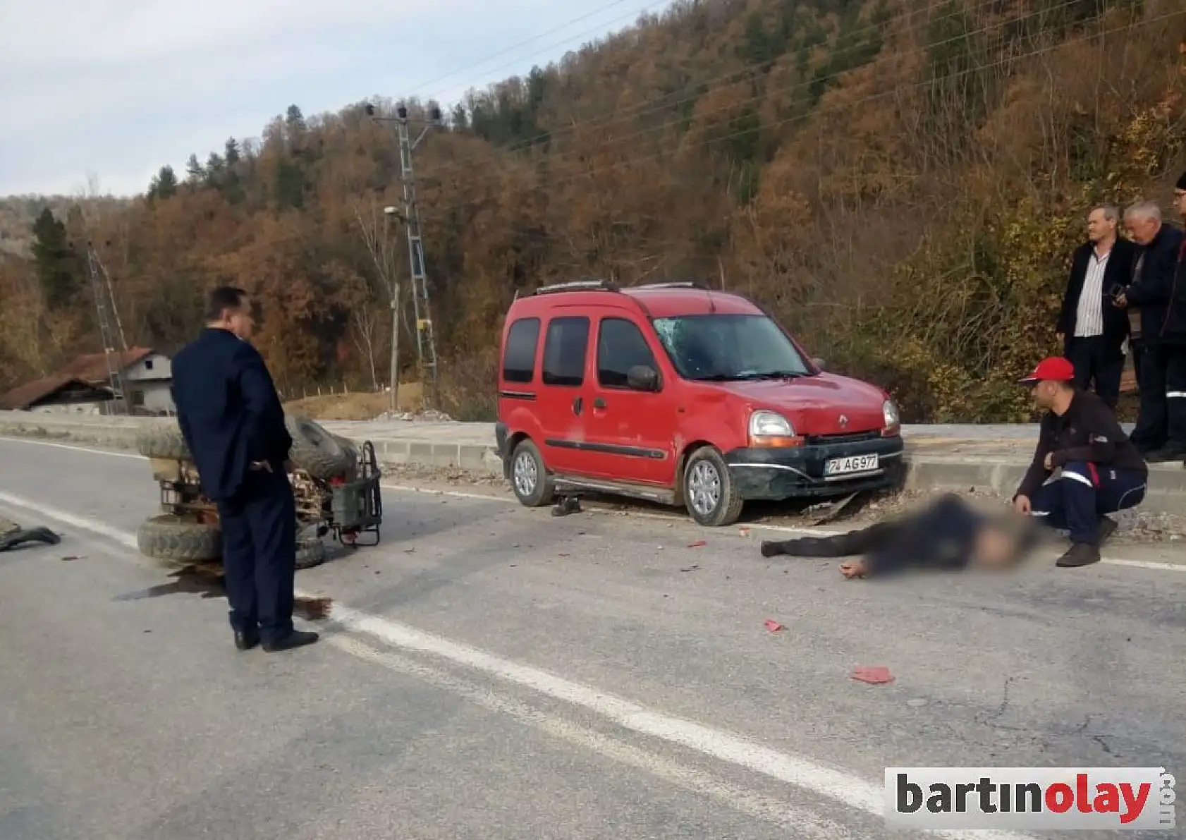 ATV sürücüsü hayatını kaybetti