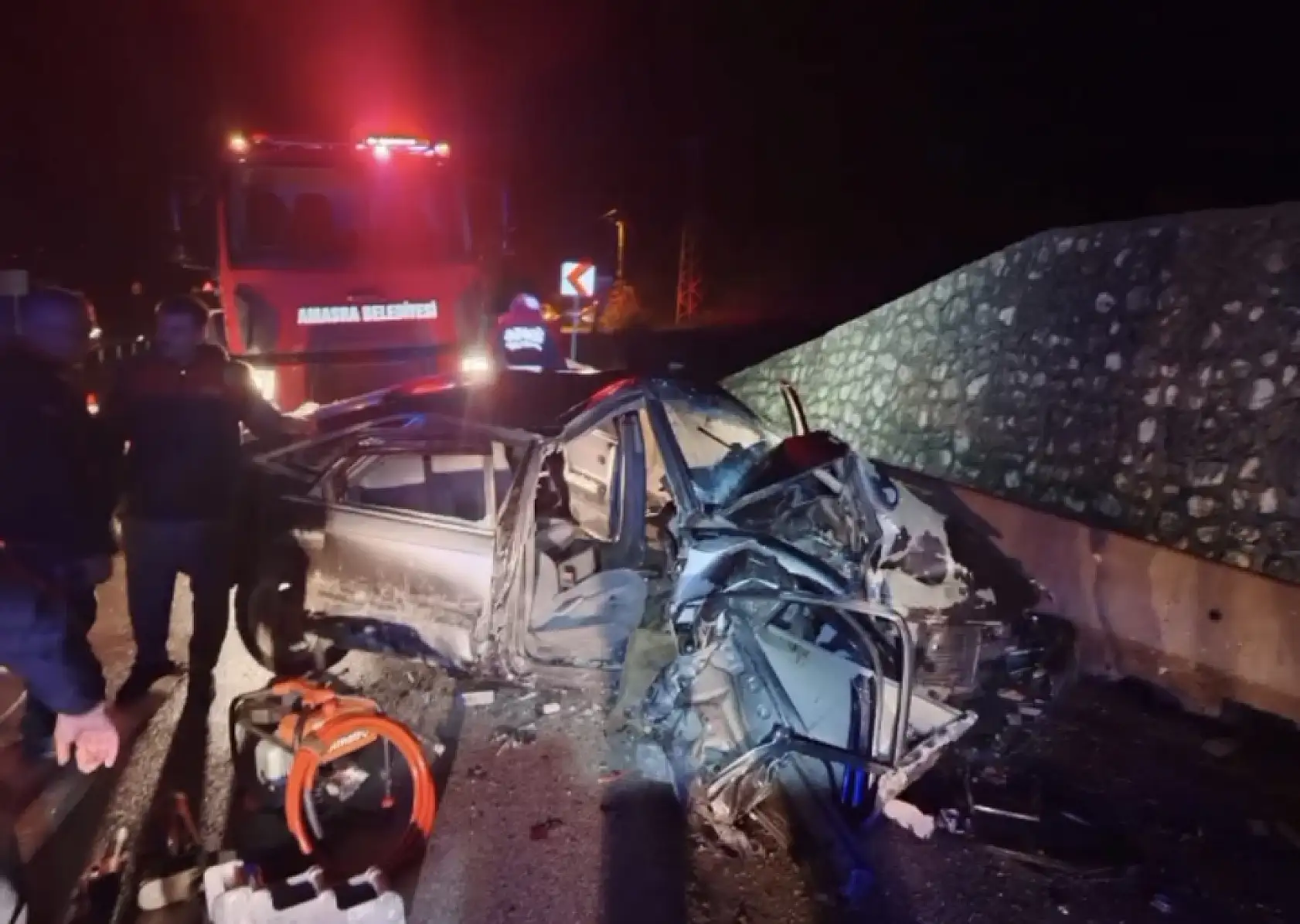 Son dakika, feci kaza