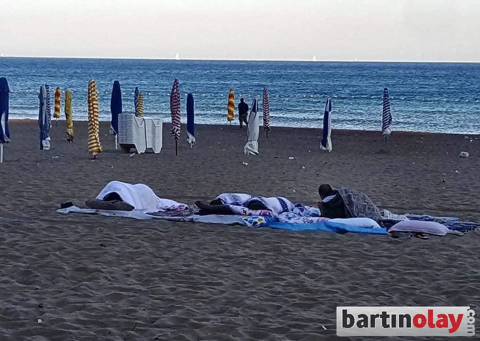 İnkumu'nda tatil manzaraları