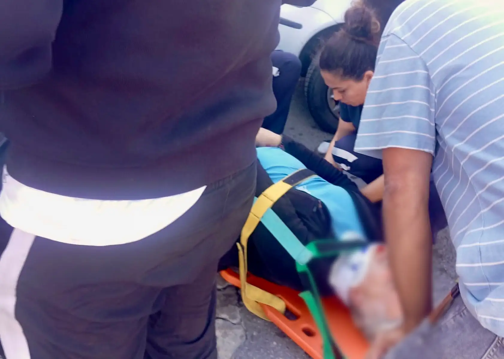 Bartın'da bulvarda kaza