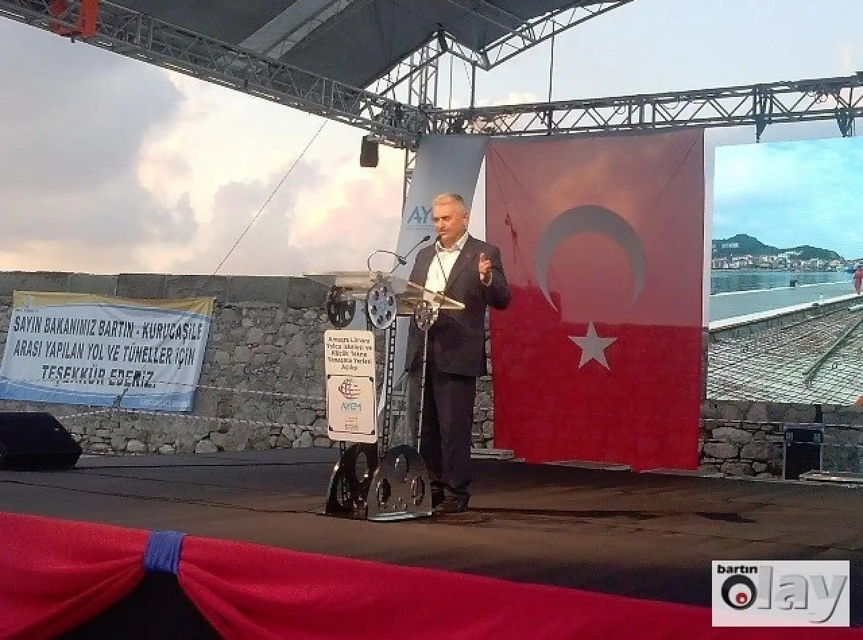 Bakan Yıldırım Bartın'da