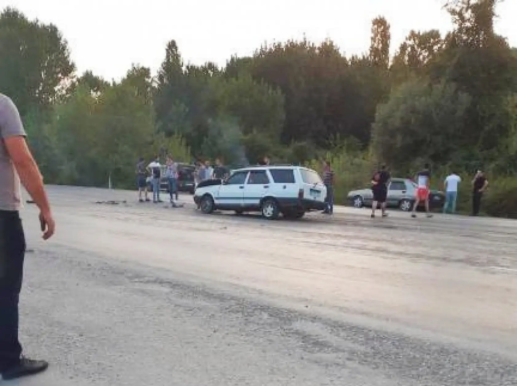 Atılım sanayi sitesi önünde kaza