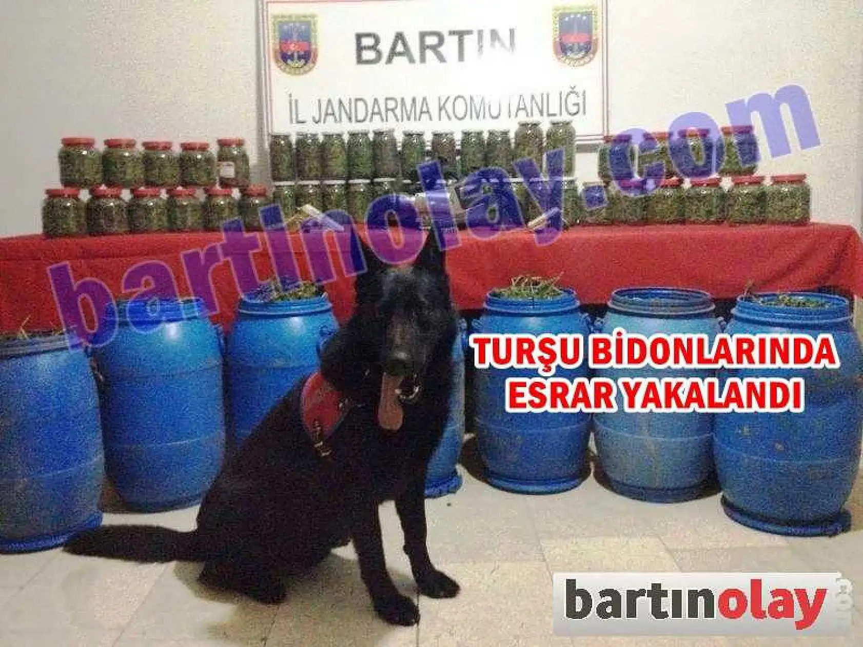 BARTIN'DA 47 KİLO ESRAR ELE GEÇİRİLDİ
