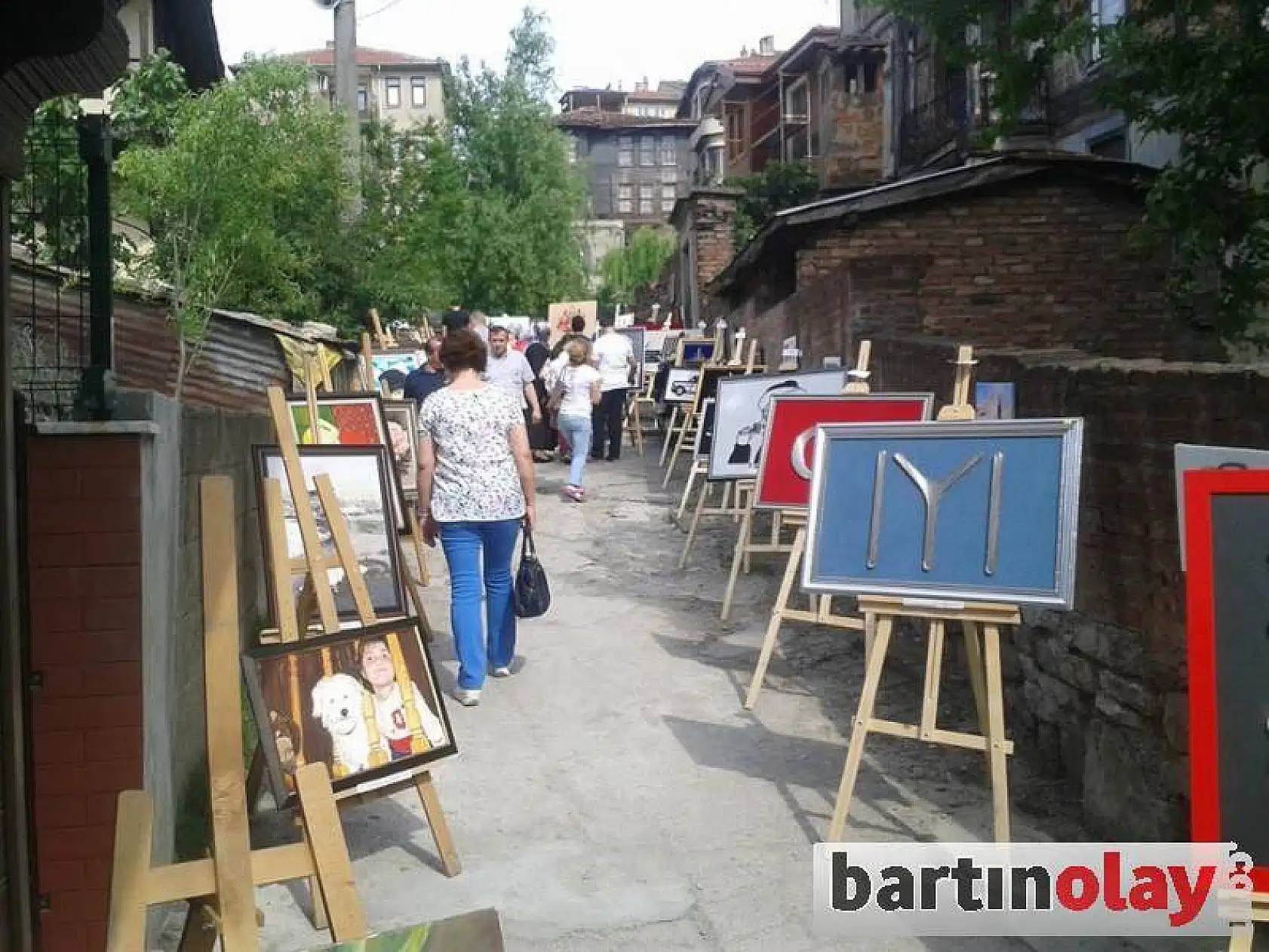 Bartın'da sokak sergisi beğenildi