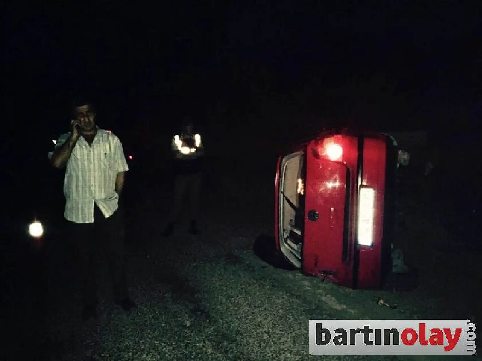 Otomobil takla attı