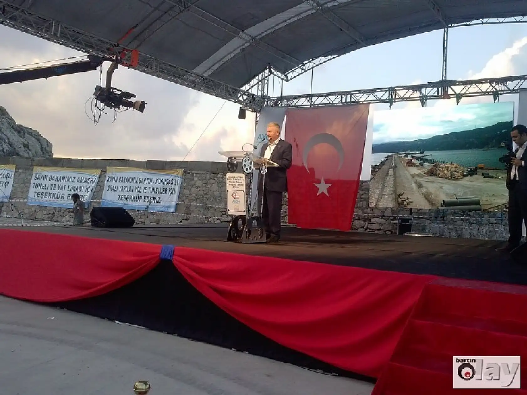 Bakan Yıldırım Bartın'da