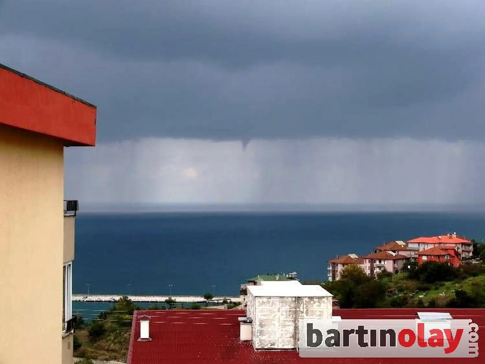 Amasra açıklarında hortum