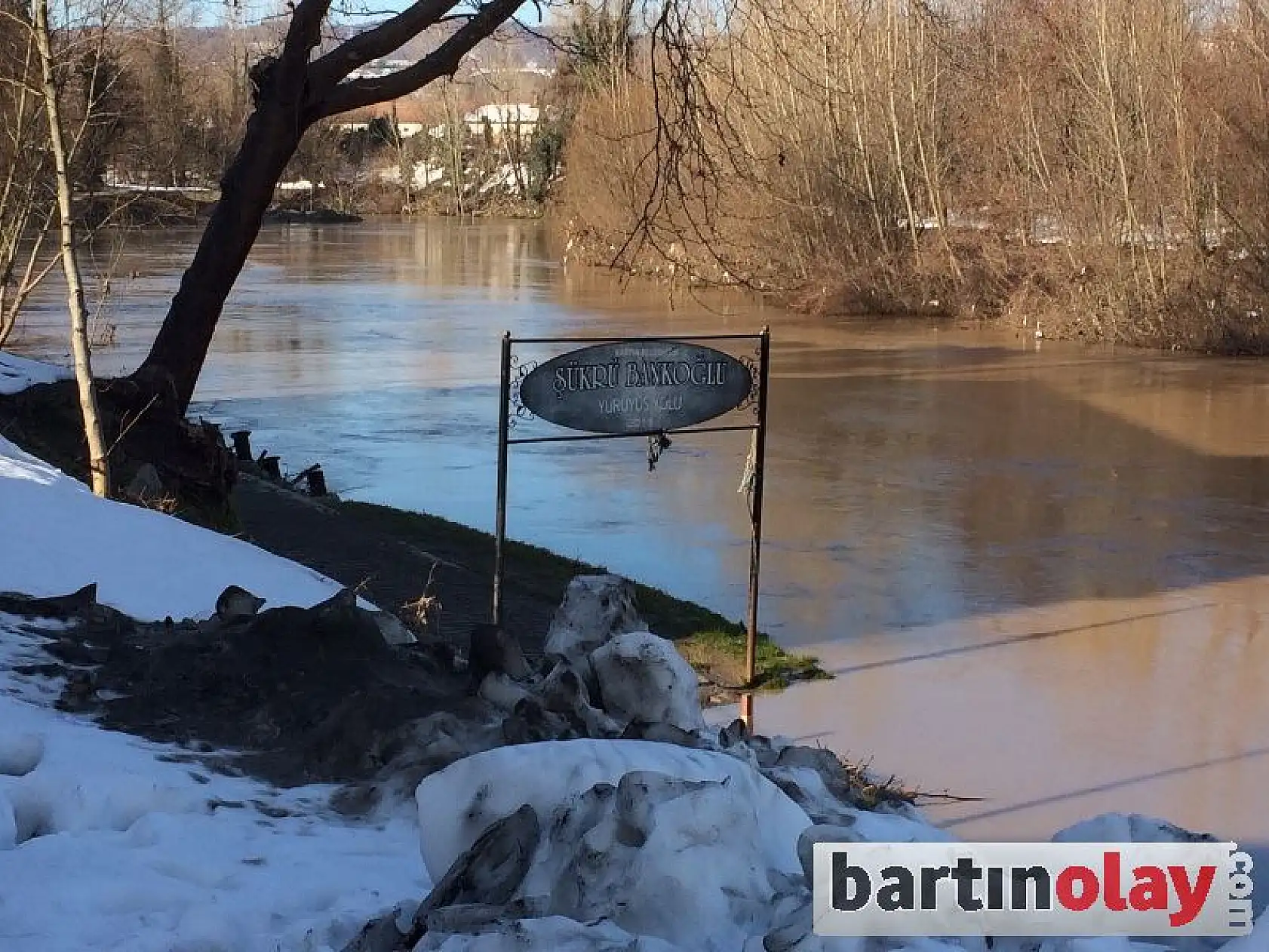 Irmakta su seviyesi normale döndü