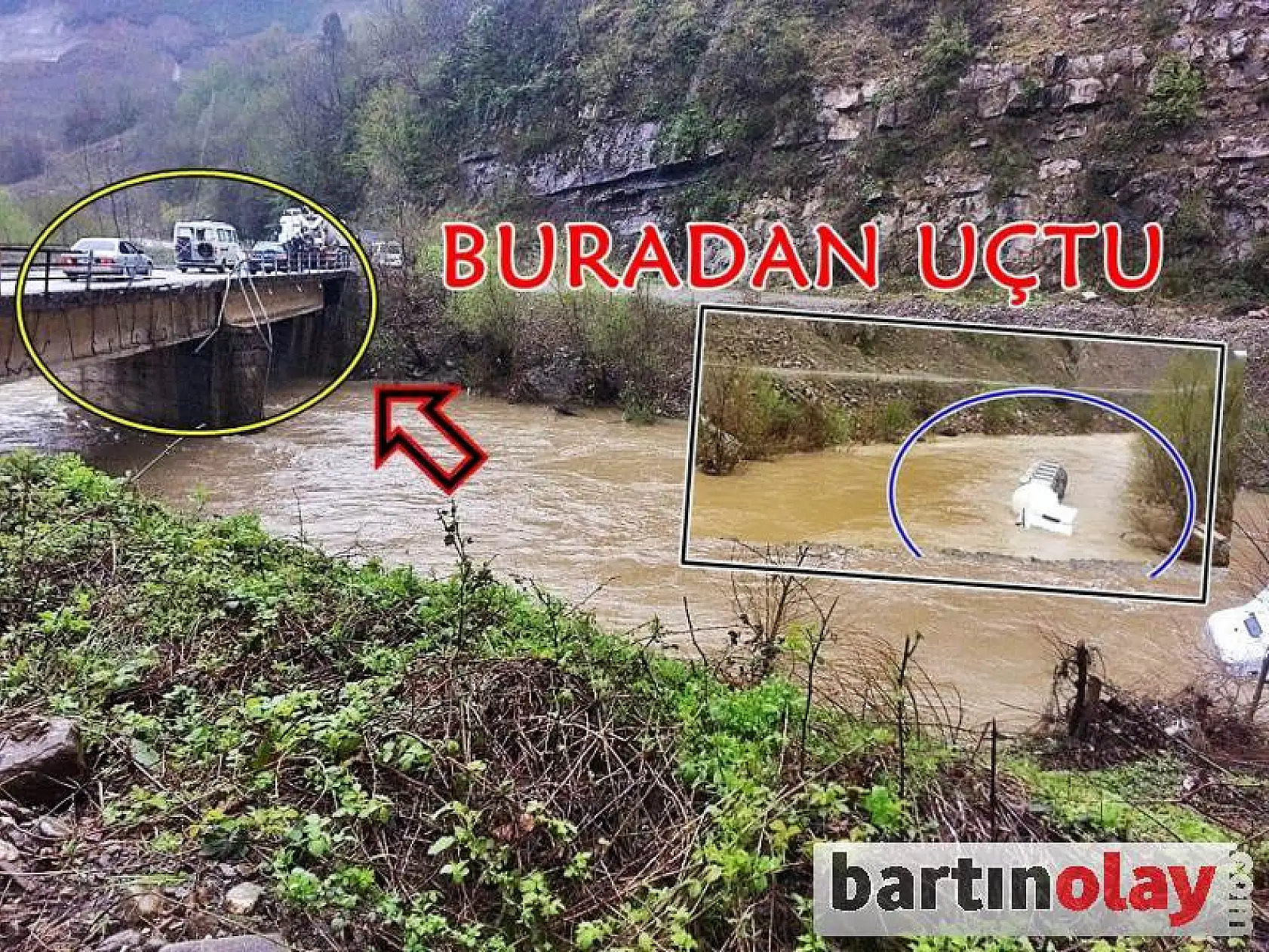 Köprüden Uçan Tanker Sulara Gömüldü