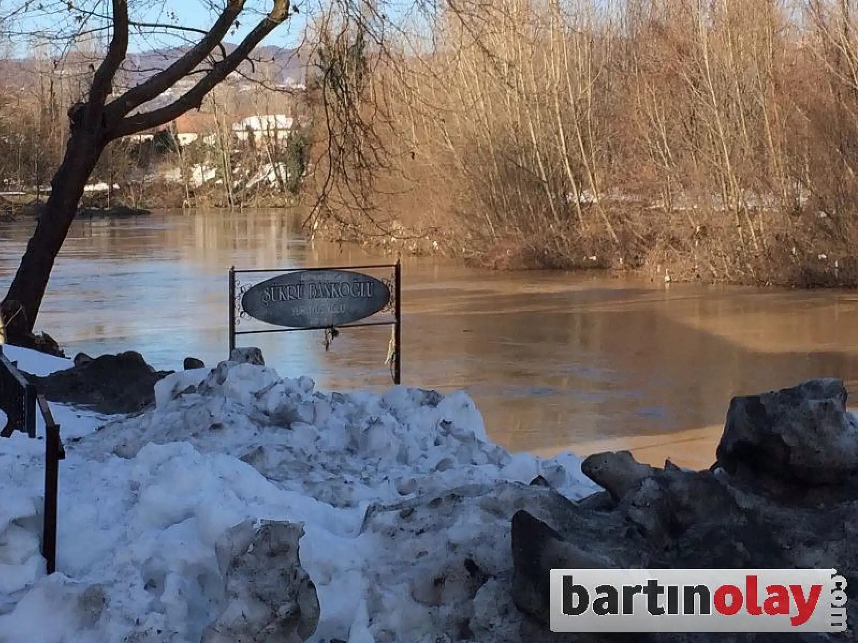 Irmakta su seviyesi normale döndü