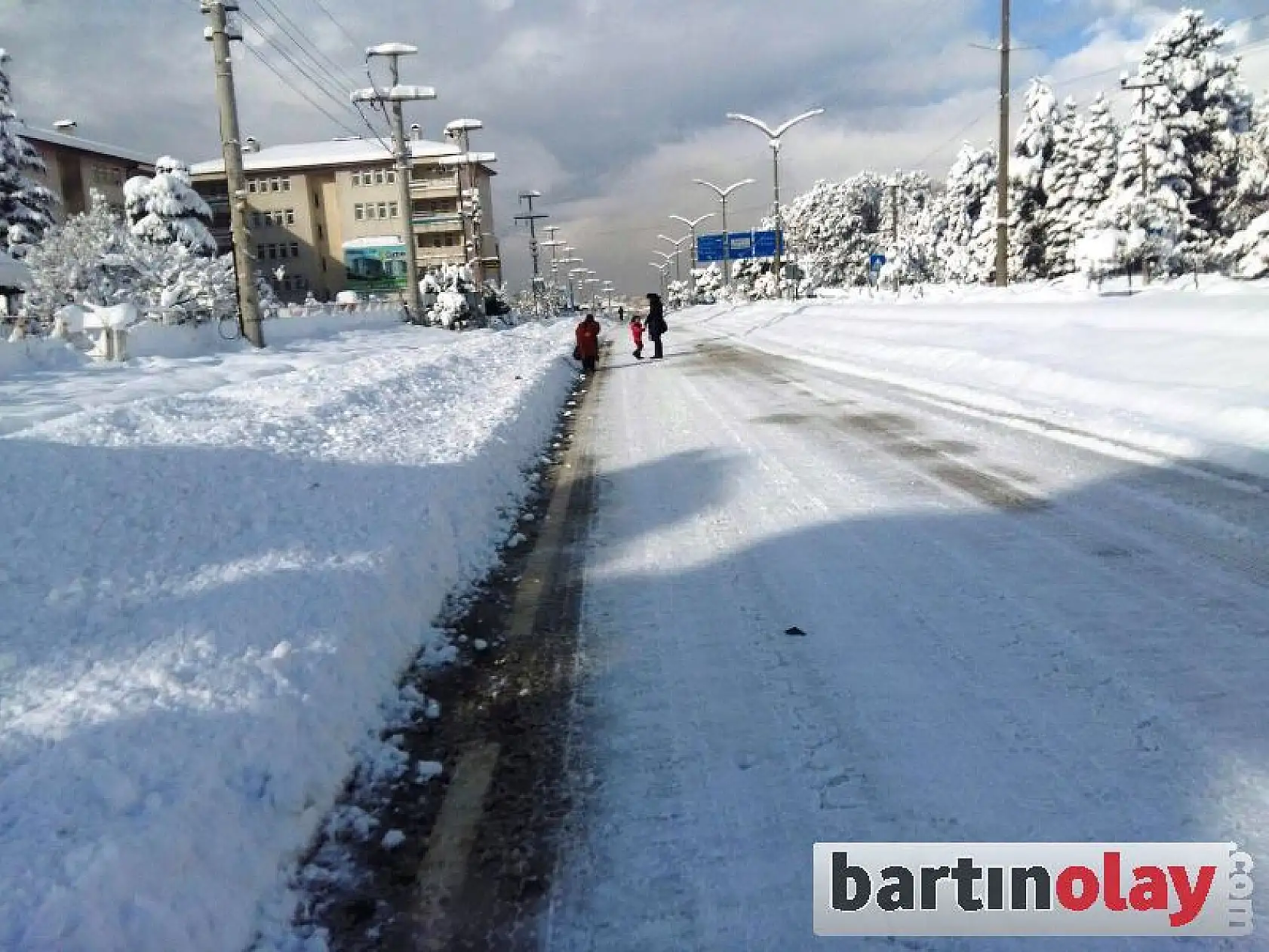 Bartın'da Kar Kalınlığı 1 Metreye yaklaştı