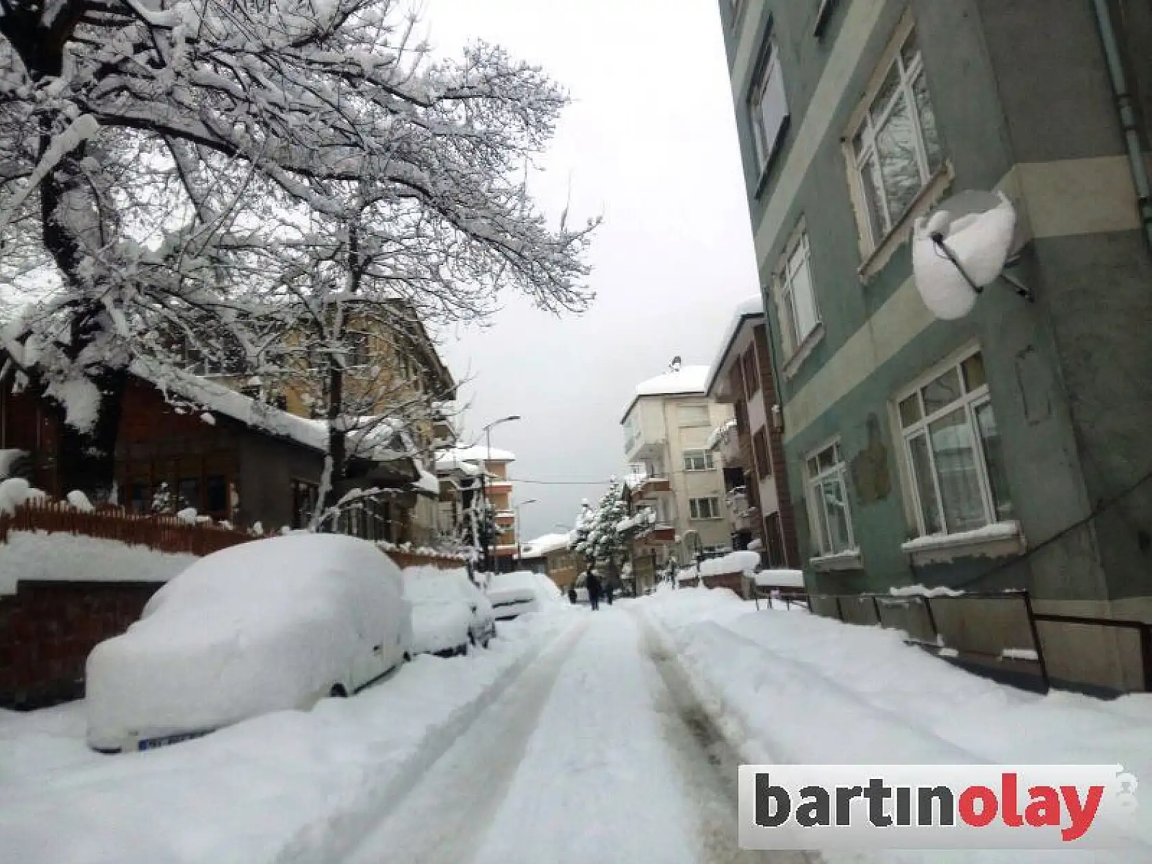 Bartın'da Kar Kalınlığı 1 Metreye yaklaştı