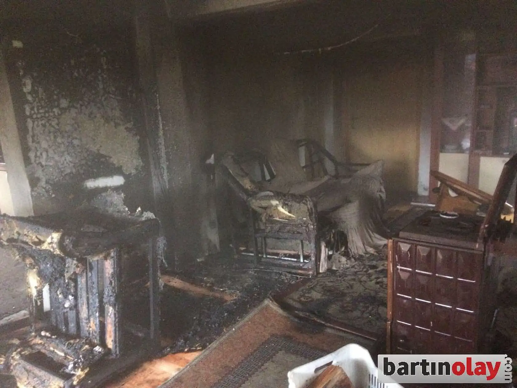 Terkehatipler köyünde yangın