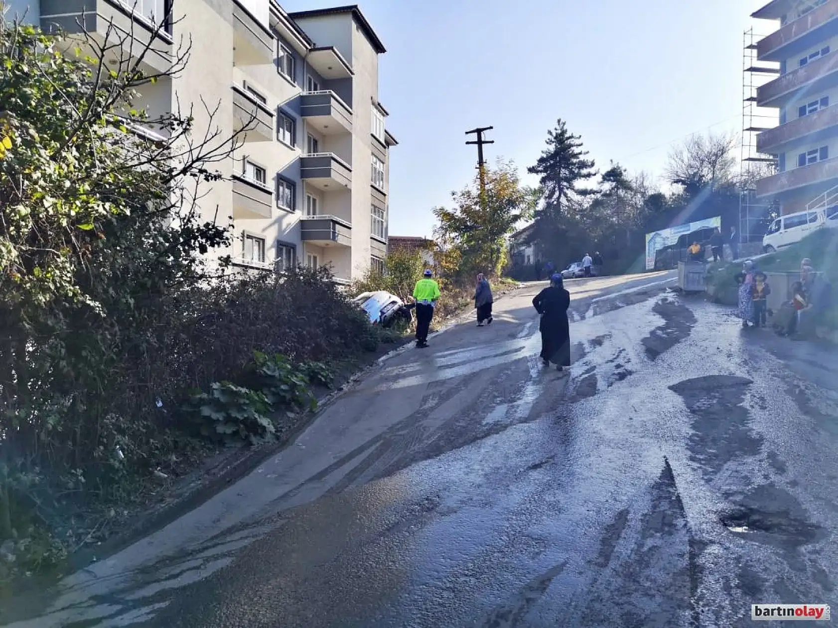 Aladağ Mahallesinde kaza