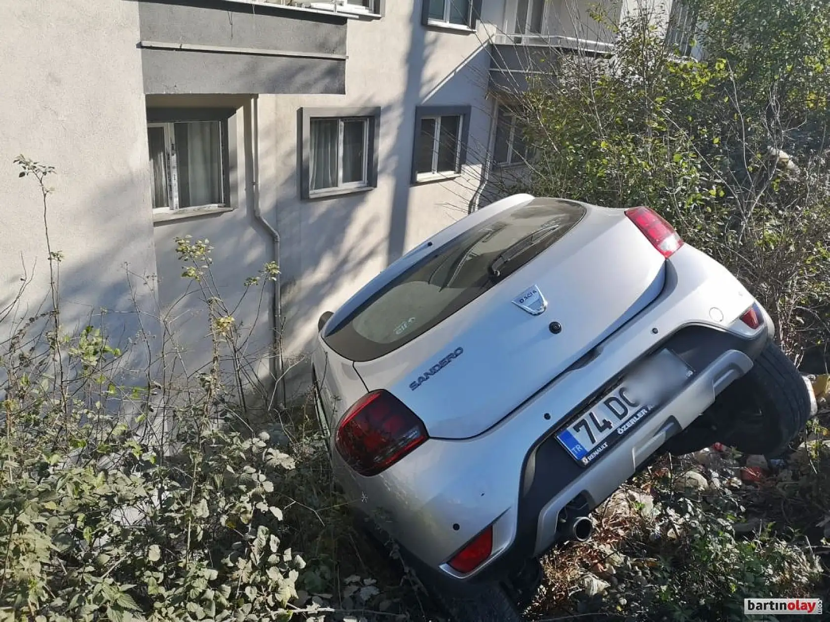 Aladağ Mahallesinde kaza