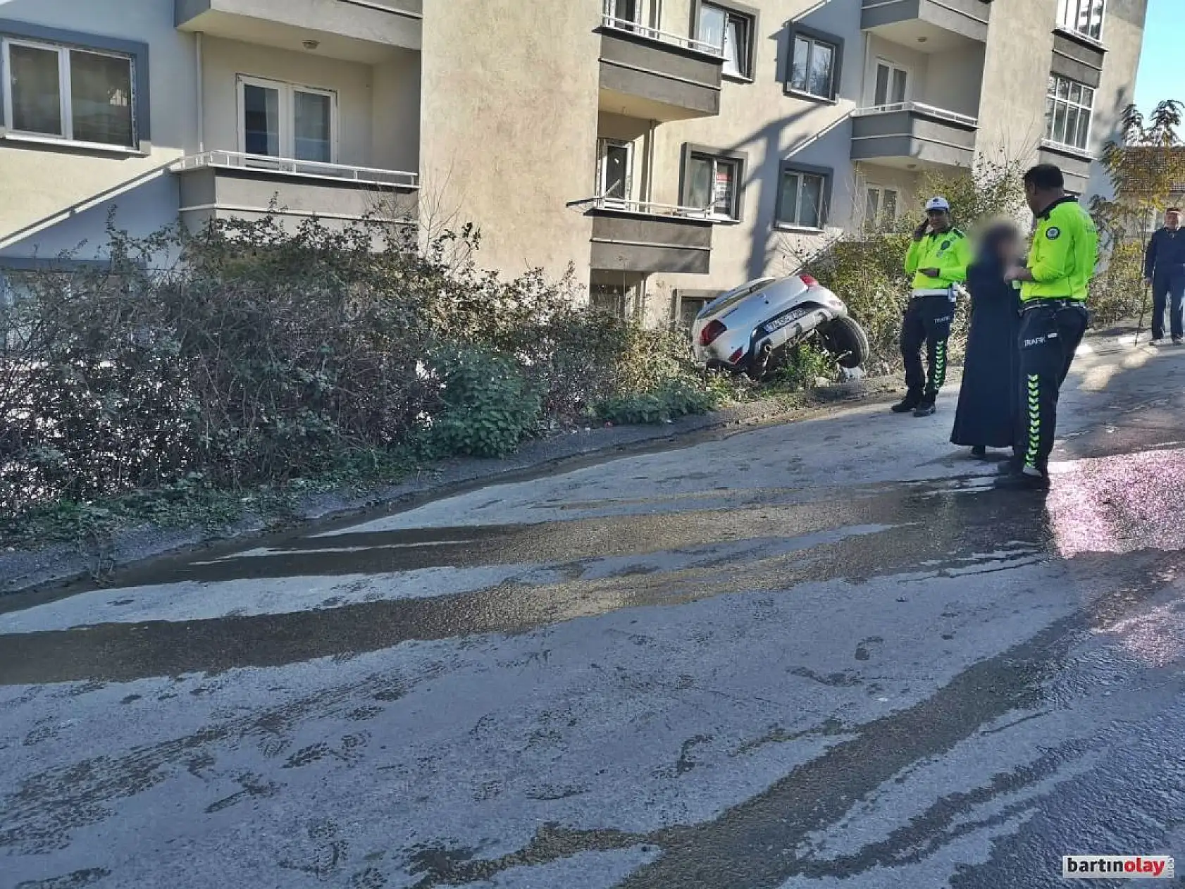 Aladağ Mahallesinde kaza