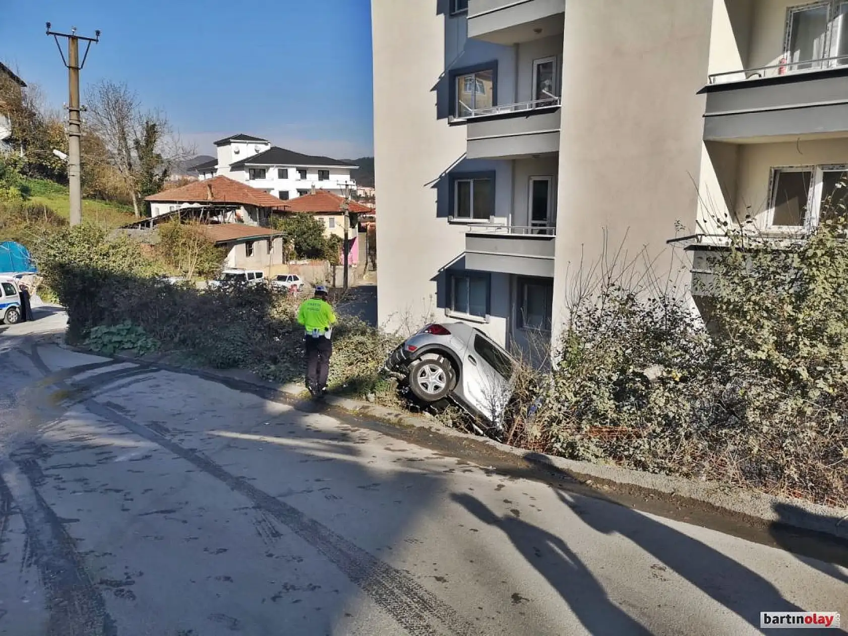 Aladağ Mahallesinde kaza