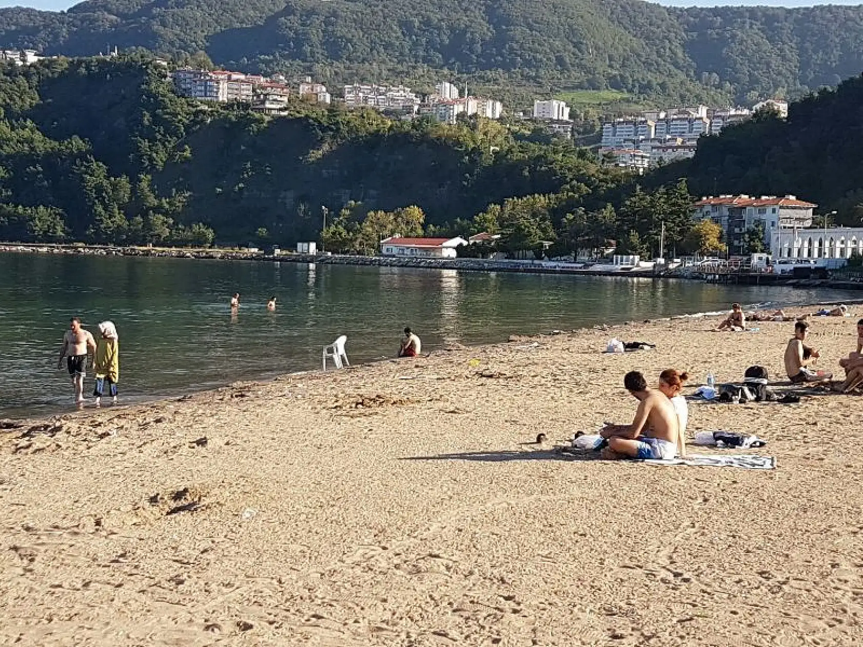 Amasra'da Ekim ayında deniz keyfi