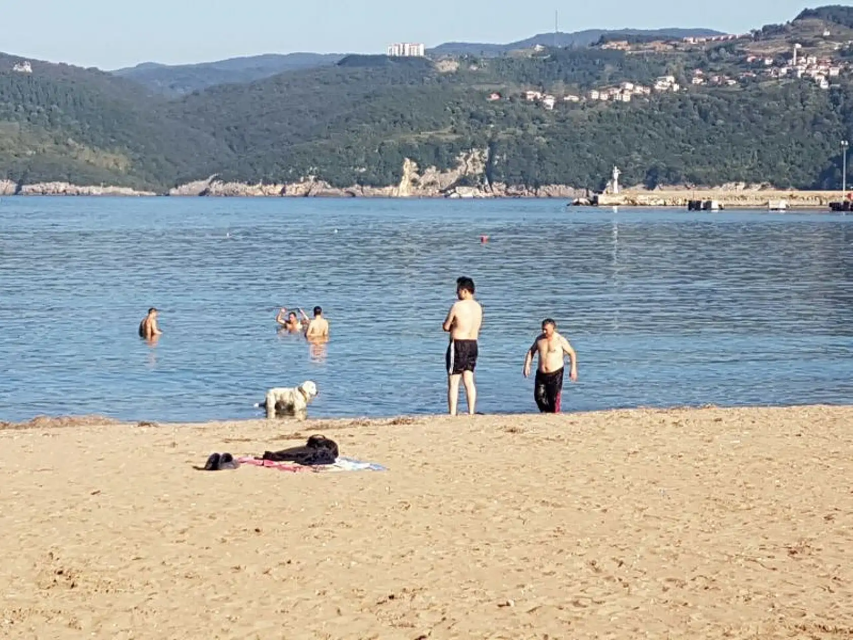 Amasra'da Ekim ayında deniz keyfi