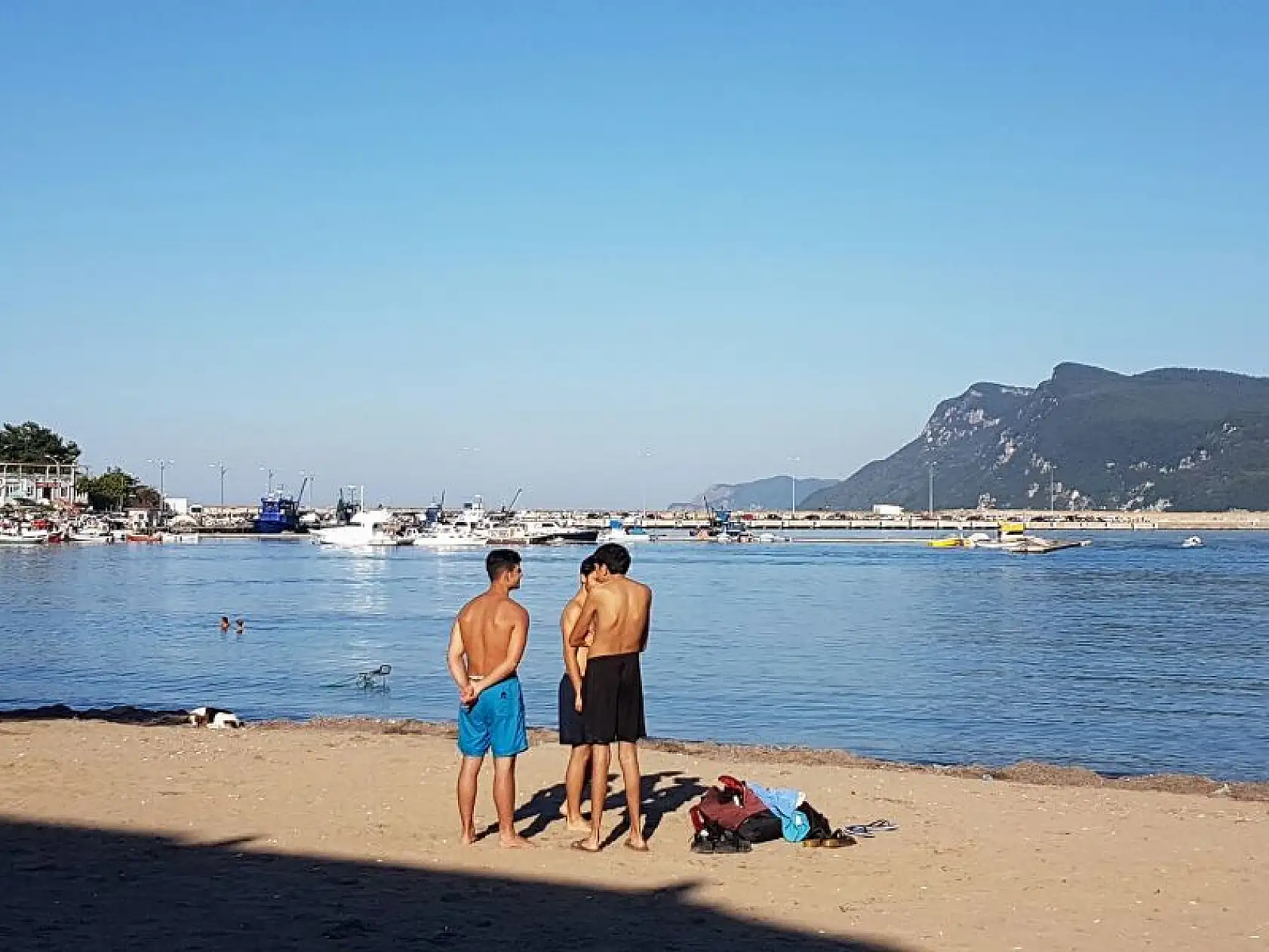 Amasra'da Ekim ayında deniz keyfi
