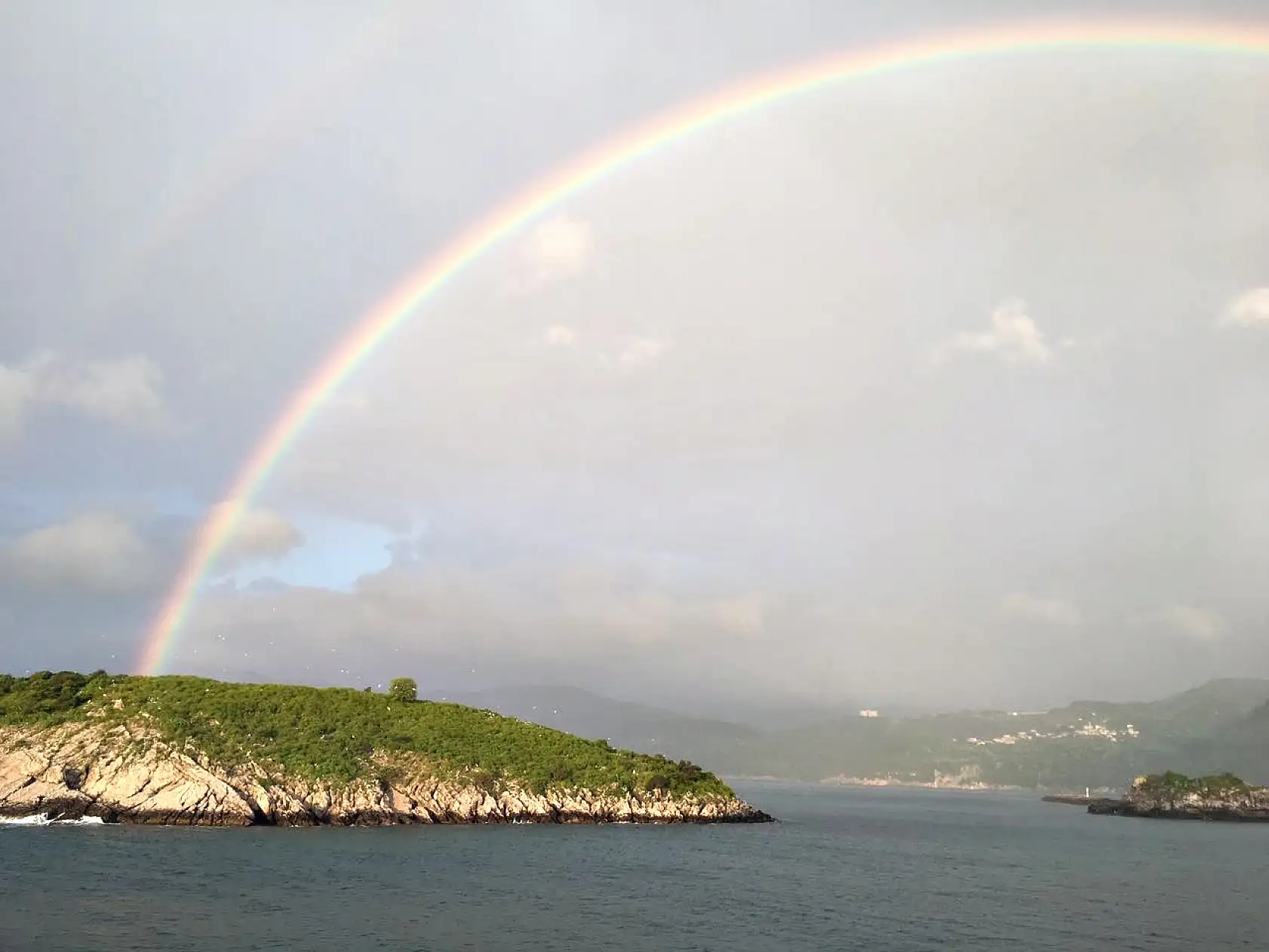 Amasra'da Eşsiz Gökkuşağı Manzarası