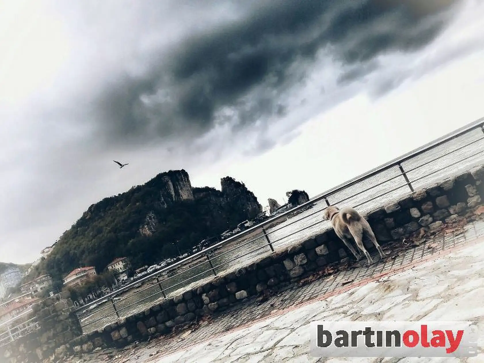 Amasra'da hırçın dalgalar