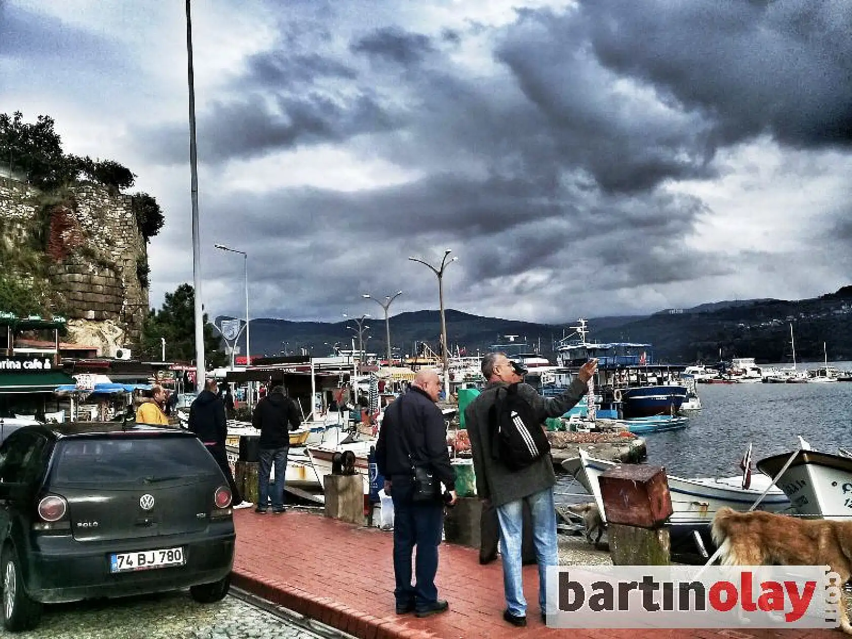 Amasra'da hırçın dalgalar