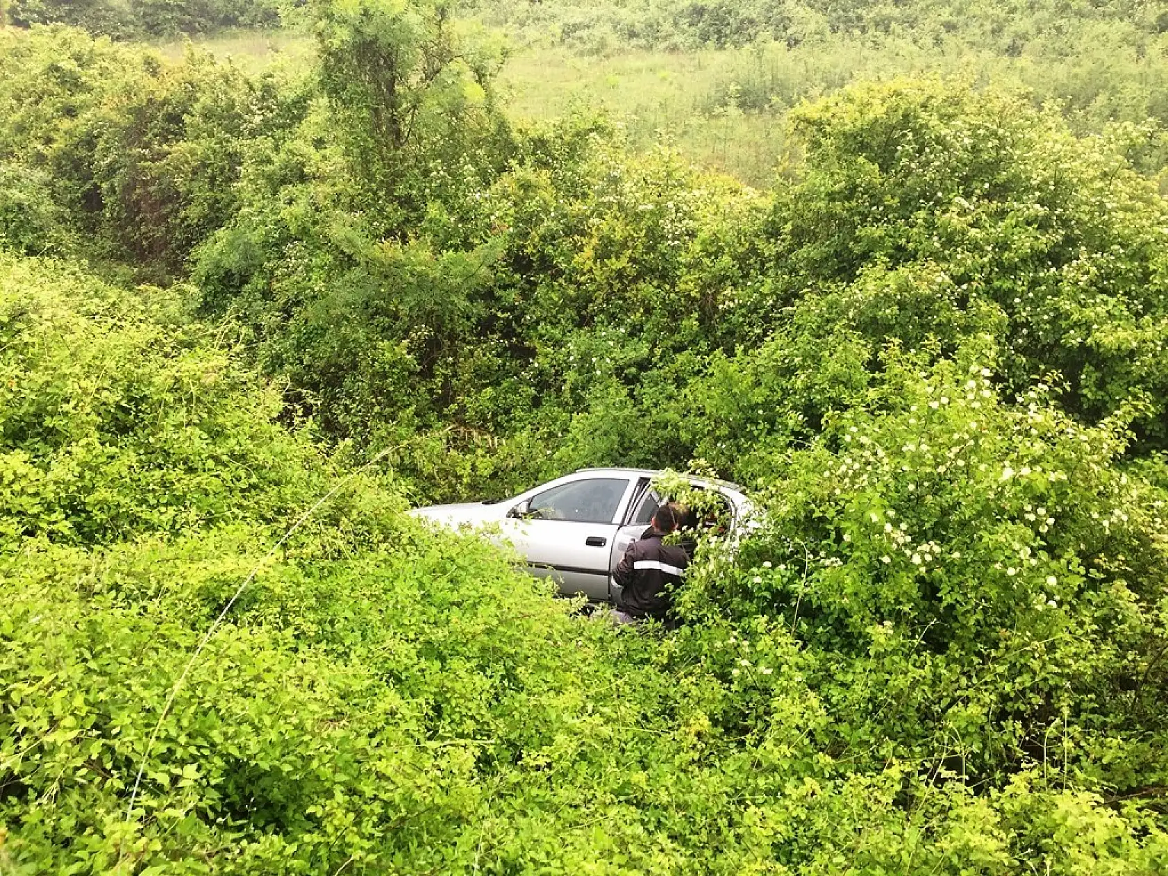 Aynı yerde 10 araç birden kaza yaptı