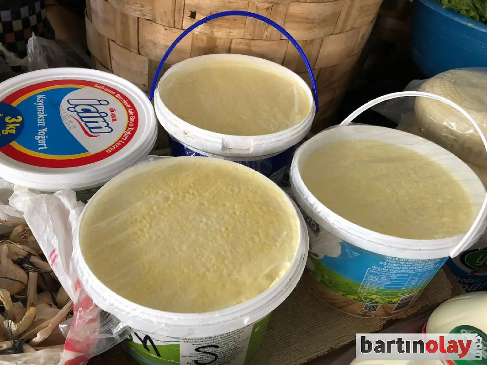 Galla pazarında sebze bolluğu